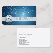 Elektronische schakelingen Computer Visitekaartje (Voorkant / Achterkant)