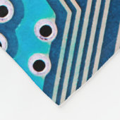 Elektronische schakelingen dicht bij elkaar, circu fleece deken (Hoek)