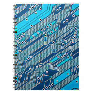 Elektronische schakelingen dicht bij elkaar, circu notitieboek