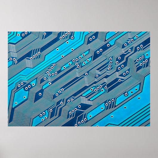 Elektronische schakelingen dicht bij elkaar, circu poster (Voorkant)
