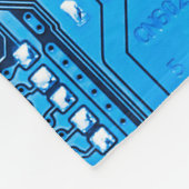 Elektronische schakelingen sluiten. circuit,plaat, fleece deken (Hoek)