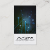 Elektronische schakelingen voor computerprogrammeu visitekaartje (Voorkant)