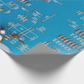 Elektronische schakelkaart cadeaupapier (Hoek)