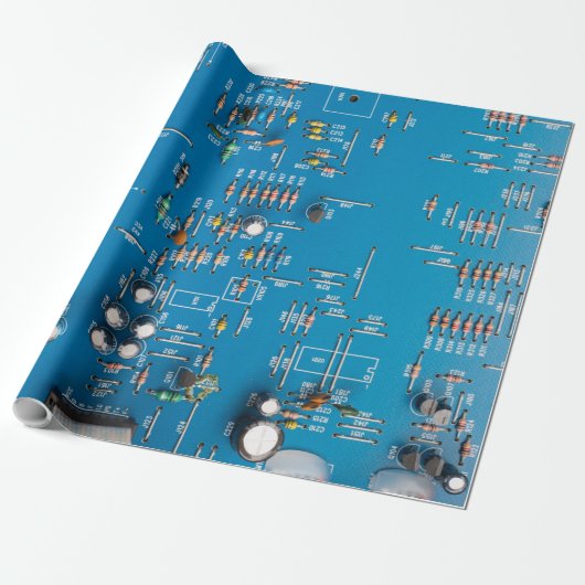 Elektronische schakelkaart cadeaupapier (Uitgerold)