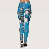 Elektronische schakelkaart leggings (Achterkant)