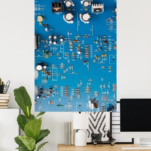 Elektronische schakelkaart poster (Thuiskantoor)