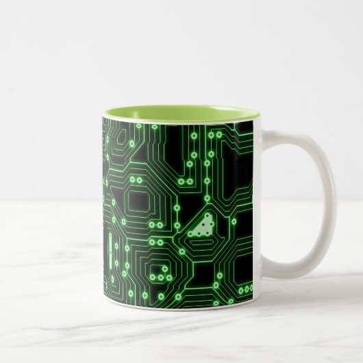 Elektronische schakelkaart tweekleurige koffiemok (Rechts)