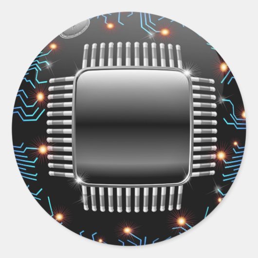 Elektronische Sticker voor een motorcircuit (Voorkant)