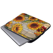 Elektronische tas Rustic Sunflower (Voorkant onderkant)