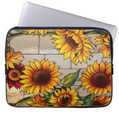 Elektronische tas Rustic Sunflower (Voorkant)