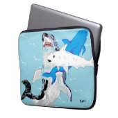 Elektronische tas: Sealife Laptop Sleeve (Voorkant Links)