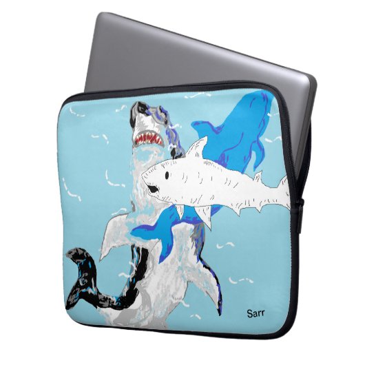 Elektronische tas: Sealife Laptop Sleeve (Voorkant Links)