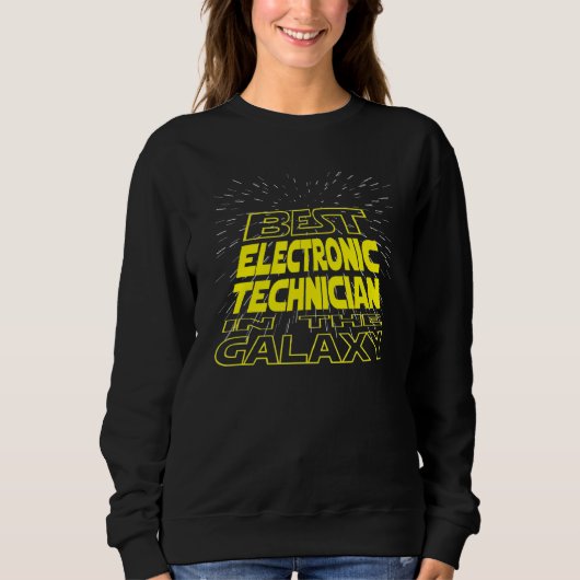 Elektronische Technicus Cool Galaxy Job Trui (Voorkant)