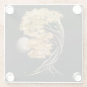 Elektronische transformatie - Bonsai Butterfly Spi Glazen Onderzetter (Achterkant)