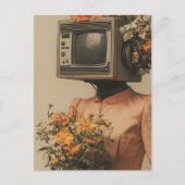 Elektronische vrouw briefkaart (Voorkant)