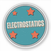Elektrostatica Sticker (Voorkant)