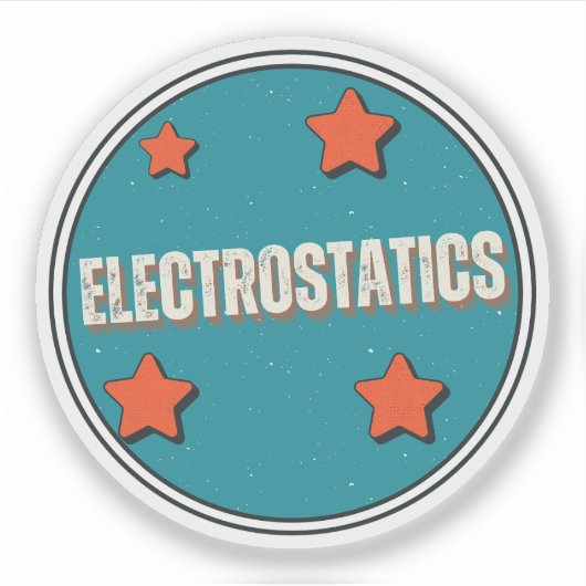 Elektrostatica Sticker (Voorkant)