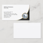 Elektrostop Icon Elektricien Visitekaartje (Voorkant / Achterkant)