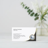 Elektrostop Icon Elektricien Visitekaartje (Staand voorkant)