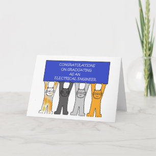 Elektrotechnicus Afstuderen gefeliciteerd Kaart