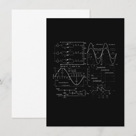 Elektrotechnicus Elektromonteur Uniek Cadeau Notitiekaartje (Voorkant / Achterkant)