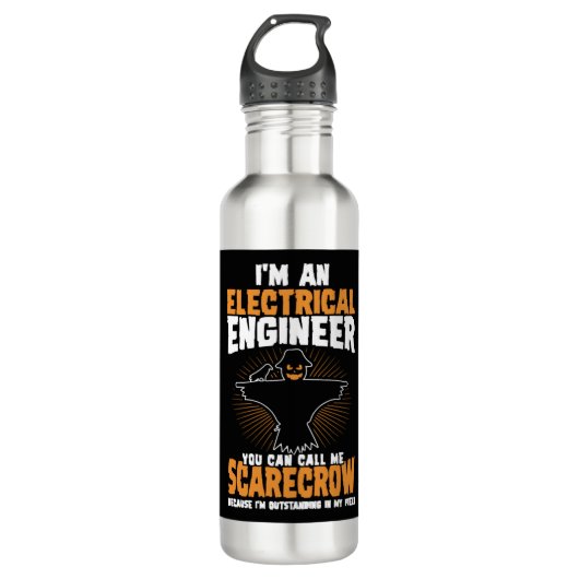 Elektrotechnicus Halloween Kostuum 2017 Waterfles (Voorkant)