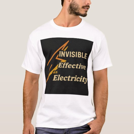 Elektrotechnicus: Onzichtbaar, Effectief T-shirt (Voorkant)