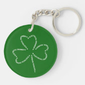 Elektrotechnicus Tekst Shamrock Sleutelhanger (Achterkant)
