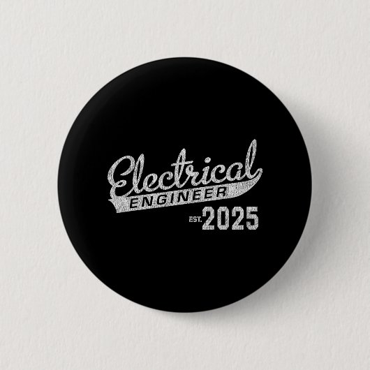 Elektrotechnisch Afstuderen 2025 Ronde Button 5,7 Cm (Voorkant)