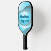 Elektrotechnisch ingenieur Blauw Pickleball Paddle (Links)