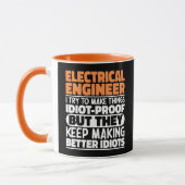 Elektrotechnisch Ingenieur I Probe Dingen Grappig  Mok (Links)