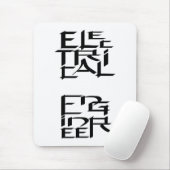 Elektrotechnisch Ingenieur Karakter Muismat (Met muis)