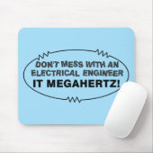 Elektrotechnisch ingenieur Megahertz Muismat (Met muis)