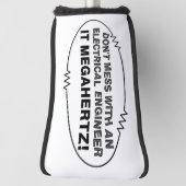 Elektrotechnisch ingenieur Megahertz Ovaal Golfheadcover (Draai 90)