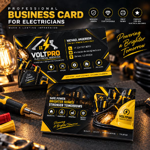 Elektrotechnisch Visitekaartje Elektrische Diens