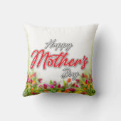 Elelgant Colorful Moederdag Design Pillow Kussen (Achterkant)