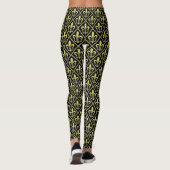 Elelgant Fleur de Lis Design Leggings (Achterkant)