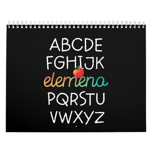 Elemeno Alphabet Preschool Kindergarten - School Kalender (Hoes)