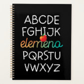 Elemeno Alphabet Preschool Kindergarten - School Planner (Voorkant)