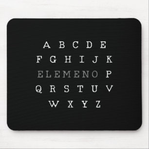 Elemeno Engels leraar Gift Muismat