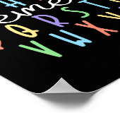 Elemeno kleuterschool leraar Schattigee geschenken Poster (Hoek)