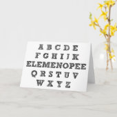 Elemenopee Leraar Waardering Dank u kaart (Gele Bloem)