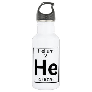 Element 002 - He - Helium (volledig) Waterfles
