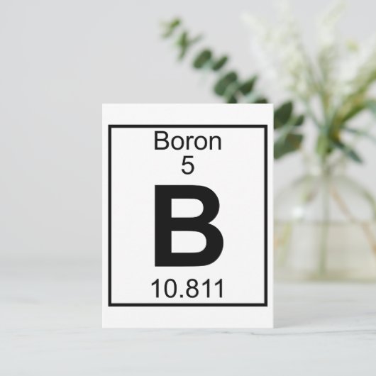 Element 005 - B - Boor (volledig) Briefkaart (Staand voorkant)