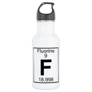 Element 009 - F - Fluor (volledig) Waterfles