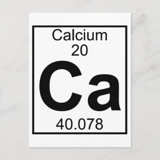 Element 020 - Ca - Calcium (vol) Briefkaart