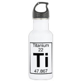 Element 022 - Ti - Titaan (volledig) Waterfles (Voorkant)