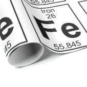 Element 026 - Fe - IJzer (volledig) Cadeaupapier (Rol Hoek)