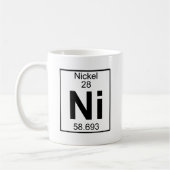 Element 028 - Ni - Nikkel (volledig) Koffiemok (Links)