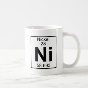 Element 028 - Ni - Nikkel (volledig) Koffiemok